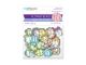 17mm 3D Flowers Pastel Plastic Beads 25g