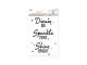 Dream Big Sparkle Wall Art