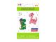 Dino Diamond Painting Fridge Magnet Kit 2pc