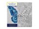 Butterfly Glitter Primed Back-Stapled Stretch Artist Printed Canvas 11.4