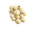 Assorted Round Beads Natural Wood 13pc