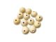 25mm Natural Round Wood Beads 12pc