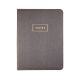 Grey Deluxe Padfolio 10x12