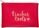 Dayna Lee Red Teacher Pouch 6x9