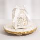 David Tutera™ Cream Laser Cut Favor Box with Ribbon Tie, 12 pack