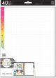 Happy Planner Rainbow Dot Grid BIG Half Sheet Filler Paper
