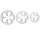 PME Five Petal Cutter XL Set 3pc