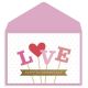 Love on a Stick Valentine's Day Card