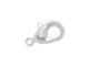 10mm Silver Lobster Claw with Clasp 12pc