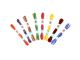 8m Cotton Embroidery Floss Variegated Darks 8 Hanks