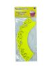 Neon Yellow Swirl Cupcake Wrappers 6 pcs