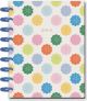 Undated Optimistic Brights Classic Dashboard Happy Planner 12 Months