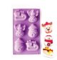 Snowman, Sleigh and Reindeer Silicone Mold