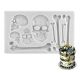 Large Skulls & Bones Silicone Mold