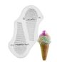 Ice Cream Cone Silicone Mold 2 Cavity