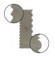Double Sided Long Wave Stainless Steel Comb