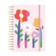 Faire Flowers Undated Tri-Tab Planner