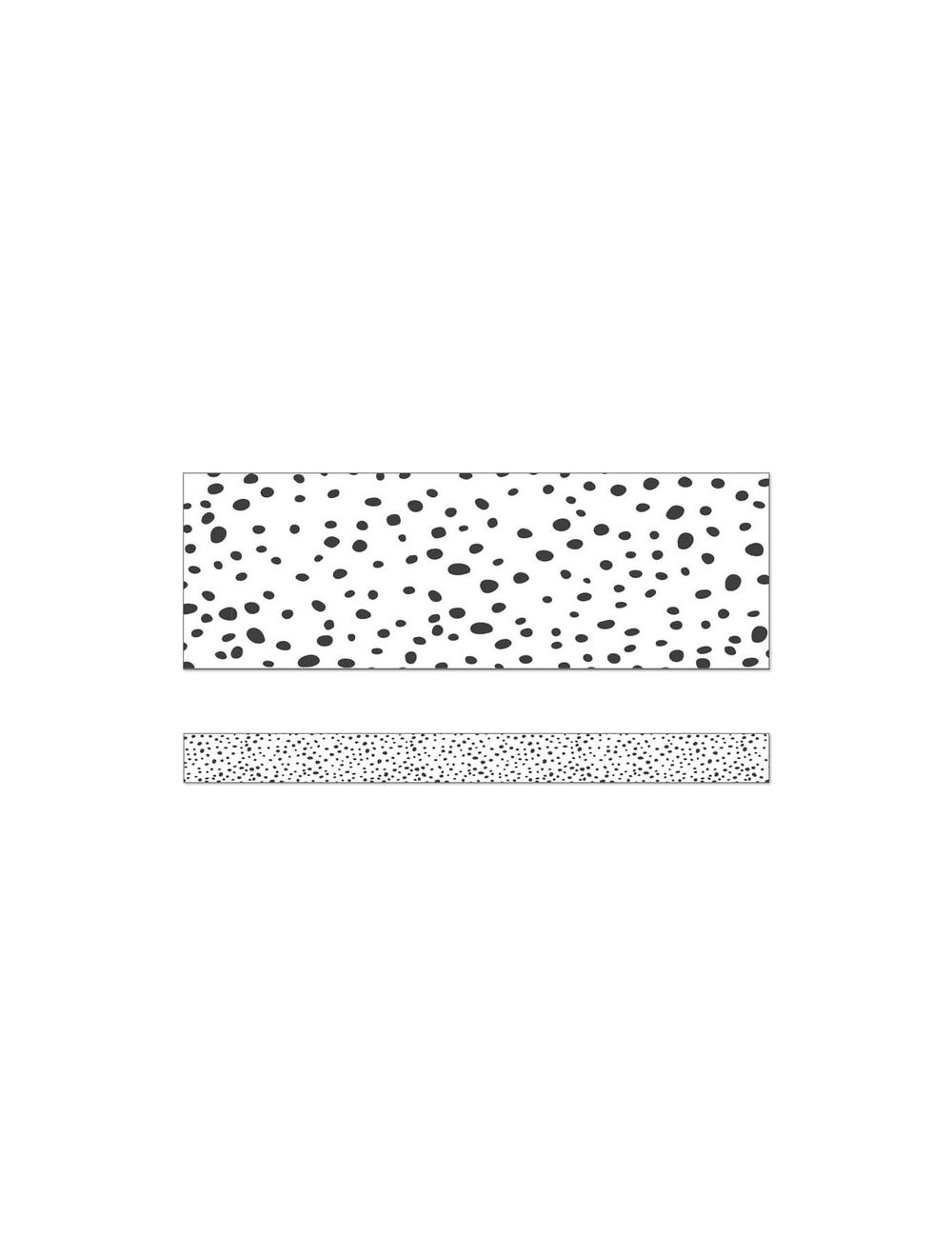 We Belong Black Dots Straight Bulletin Board Borders