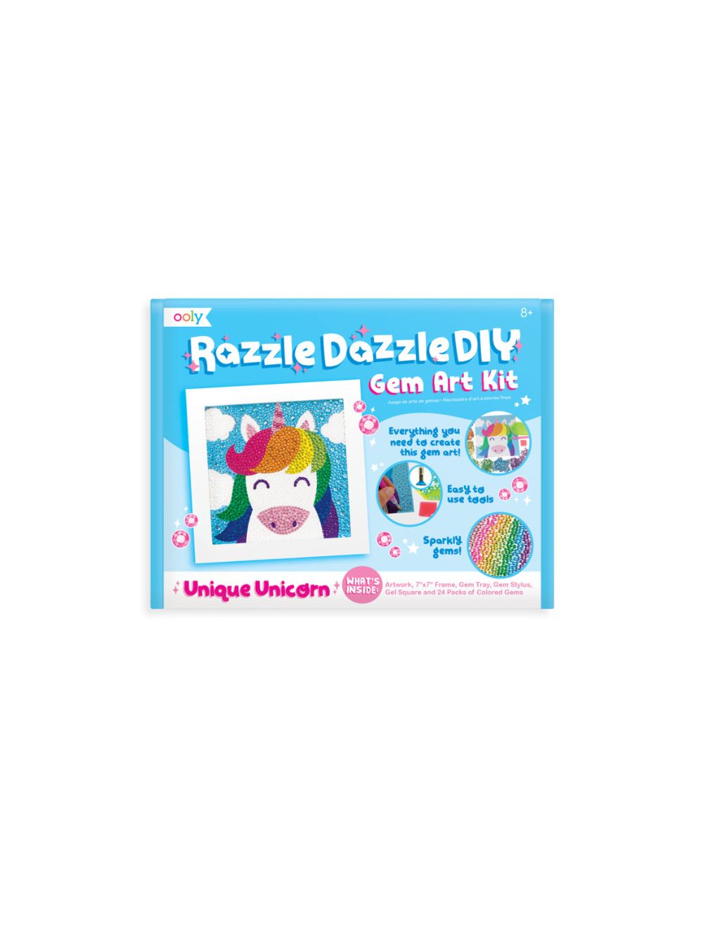 Unique Unicorns Razzle Dazzle DIY Gem Art Kit