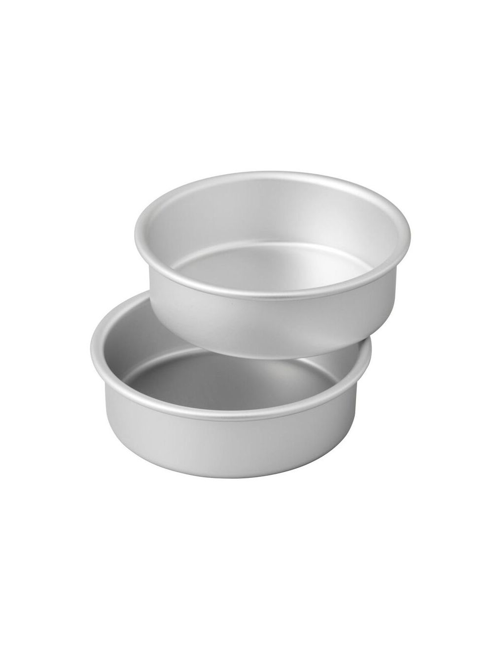 Wilton Small and Tall Aluminum Cake Pans, 2Piece Layer Cake Pan Set