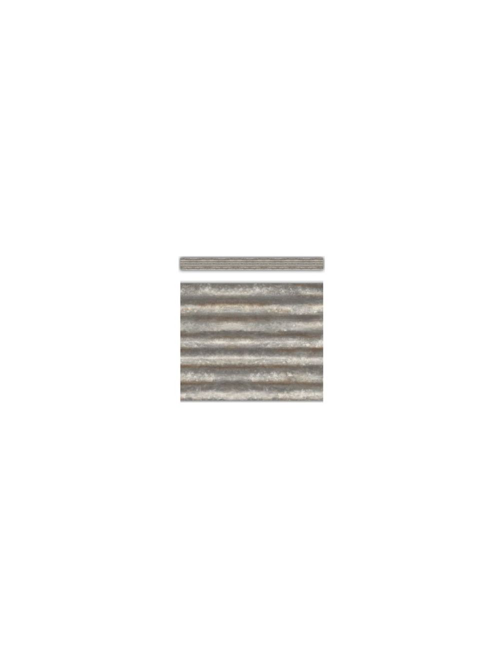 Corrugated Metal Straight Border Trim