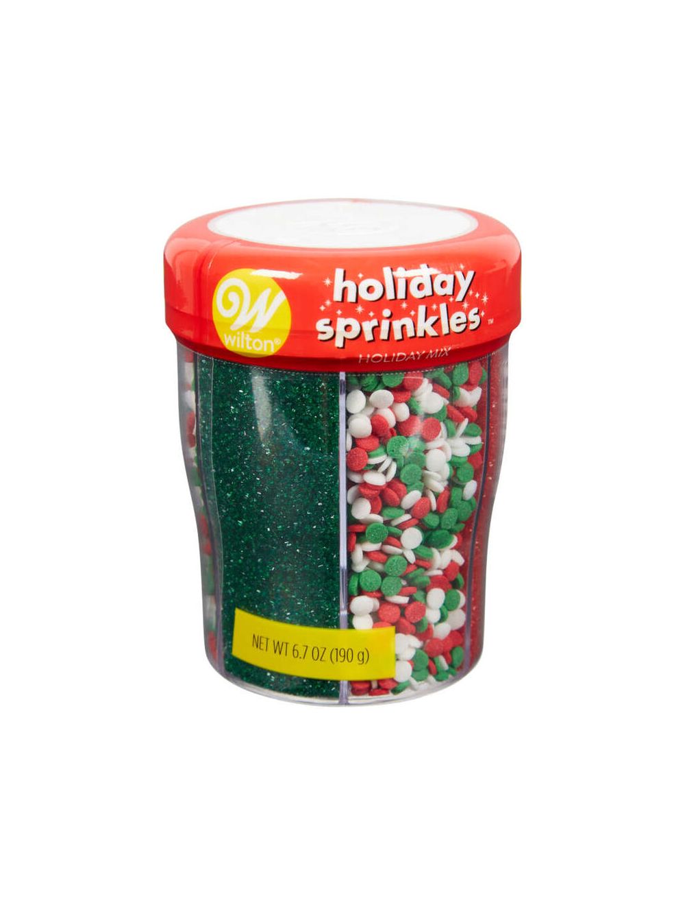 Wilton Christmas Sprinkle Traditional 6 Cell