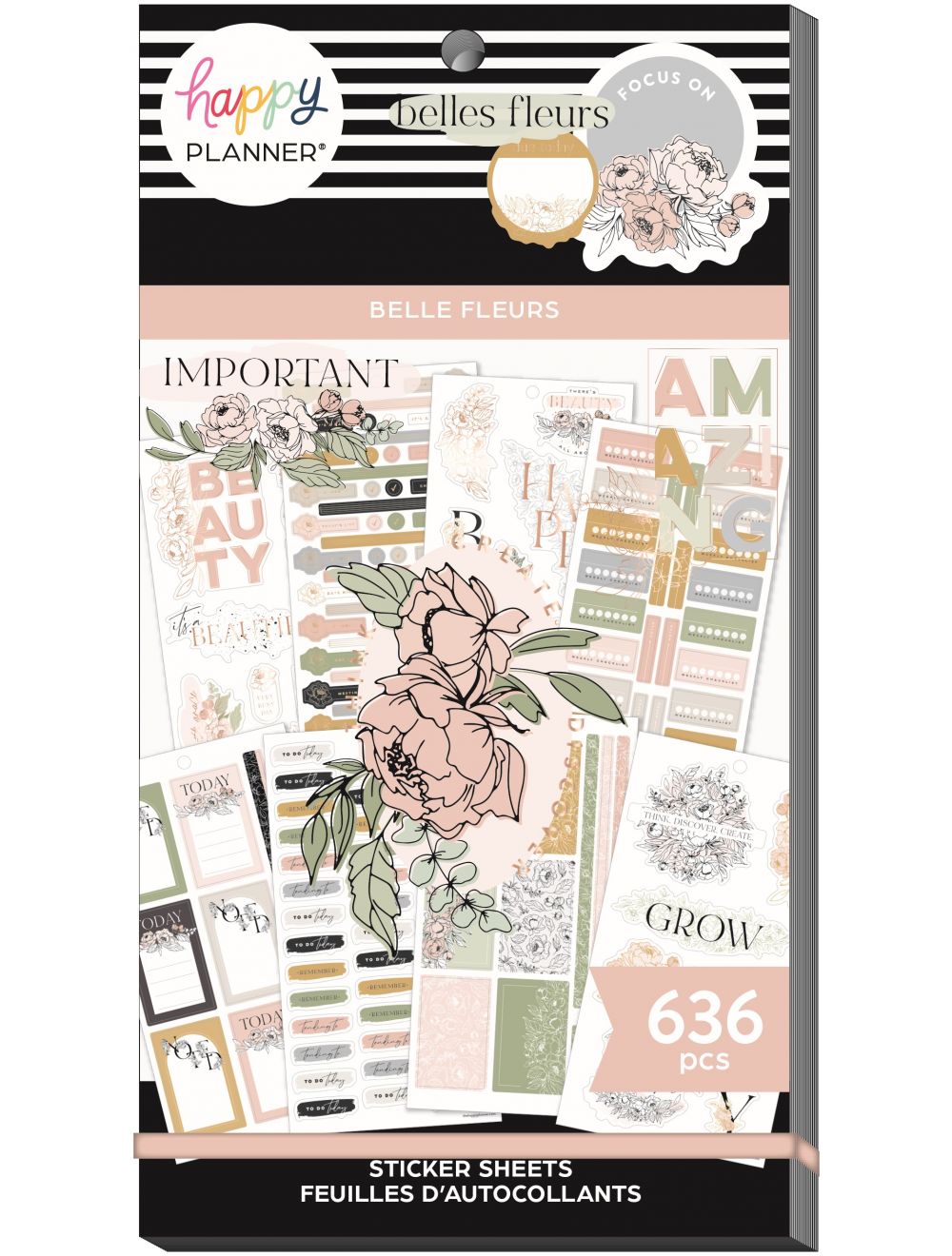 Happy Planner Belle Fleurs Sticker Value Pack
