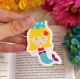 Blonde Mermaid Magnetic Bookmark