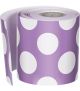 Purple with Polka Dots Rolled Straight Borders