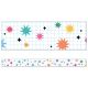 Bursts & Twinkles Straight Bulletin Board Borders