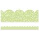 Light Green with Dots Scalloped Bulletin Board Borders