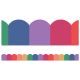 Rainbow Cheer Scalloped Bulletin Board Borders
