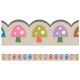 Mushrooms Scalloped Bulletin Board Borders