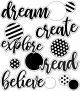 Simply Stylish Script Words: Teach Mini Bulletin Board Set