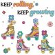 Keep Rolling, Keep Growing Bulletin Board Set