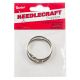 Snap Ring Silver Nickle 1.5