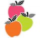 Black, White & Stylish Brights Apples Cut-Outs