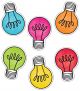 Colorful Light Bulbs Cut-Outs