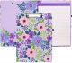 Lilac Floral Clipboard Folio