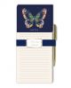 Garden Butterfly Magnetic List Pad With Pen