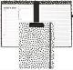 Scattered Dots Double Notepad Clipboard Folio