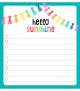 Hello Sunshine Notepad