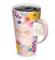 Mom Floral Travel Mug