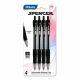 Spencer Black Retractable Pen w/ Cushion Grip