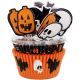 Wilton Skull, Bat and Pumpkin Halloween Cupcake Kit 72pc