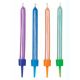 Multicolor Pearlized Candles 10ct