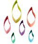 Wilton Leaf Double Cut Out Set 6pc