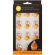 Wilton Ghost with Candy Corn Icing Decorations, 12-Count