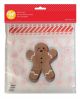 Wilton Gingerbread Man Resealable Treat Bag 20pc