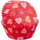 Wilton Hearts Red Valentine's Day Cupcake Liners 75pc